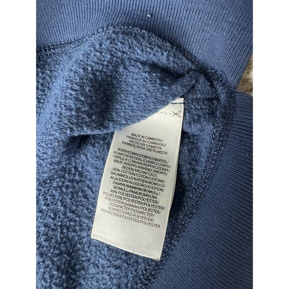 Polo Ralph Lauren Horse Logo Blue Fleece Lined SO SOFT Sweatshirt Size M - Picture 8 of 14